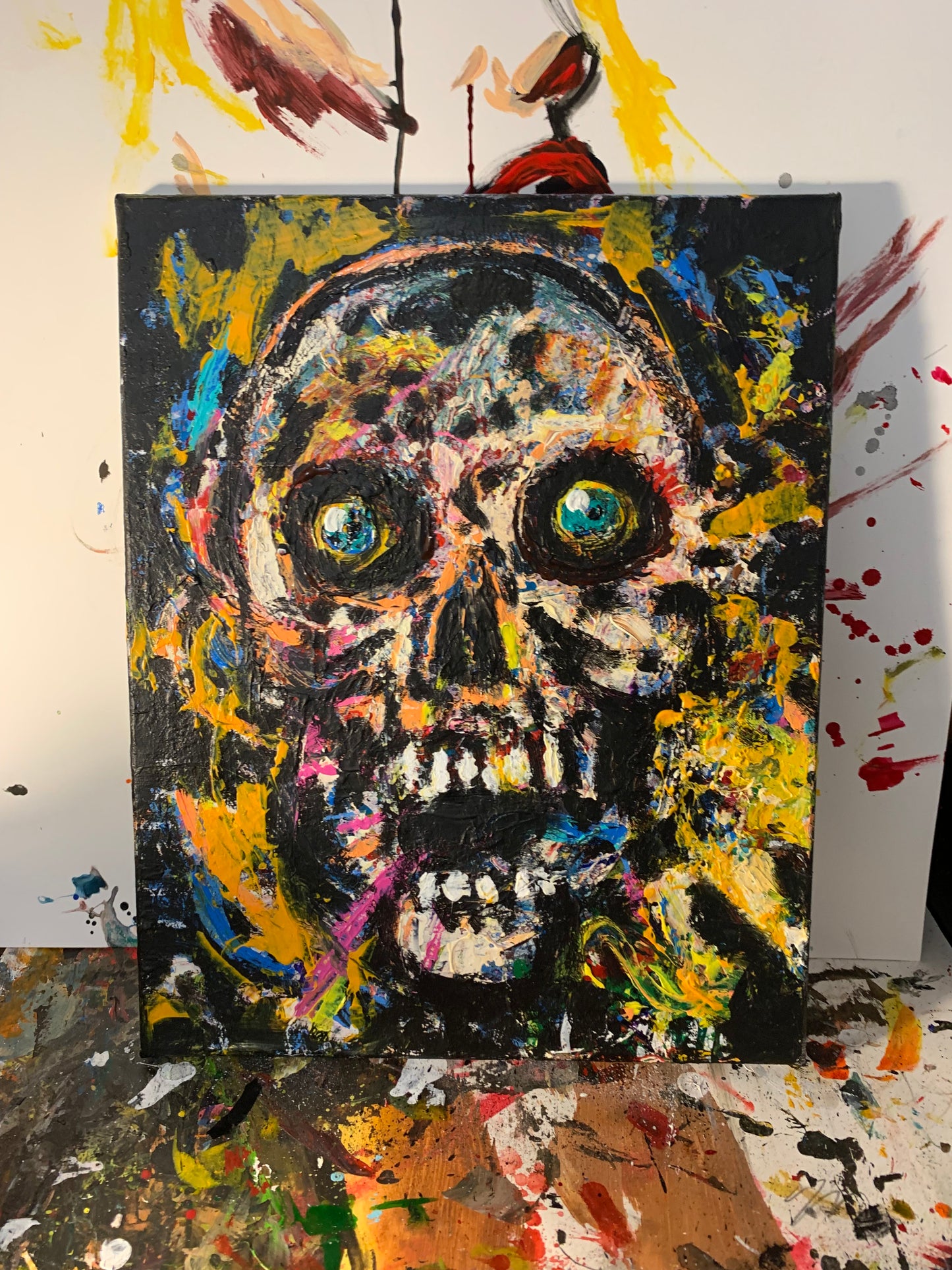 HOPEFUL SKULL 11X14