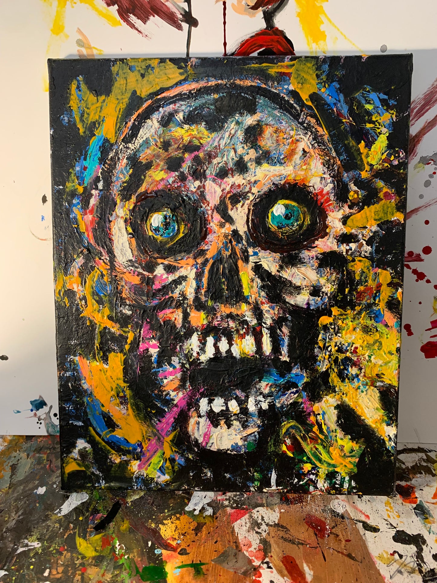 HOPEFUL SKULL 11X14