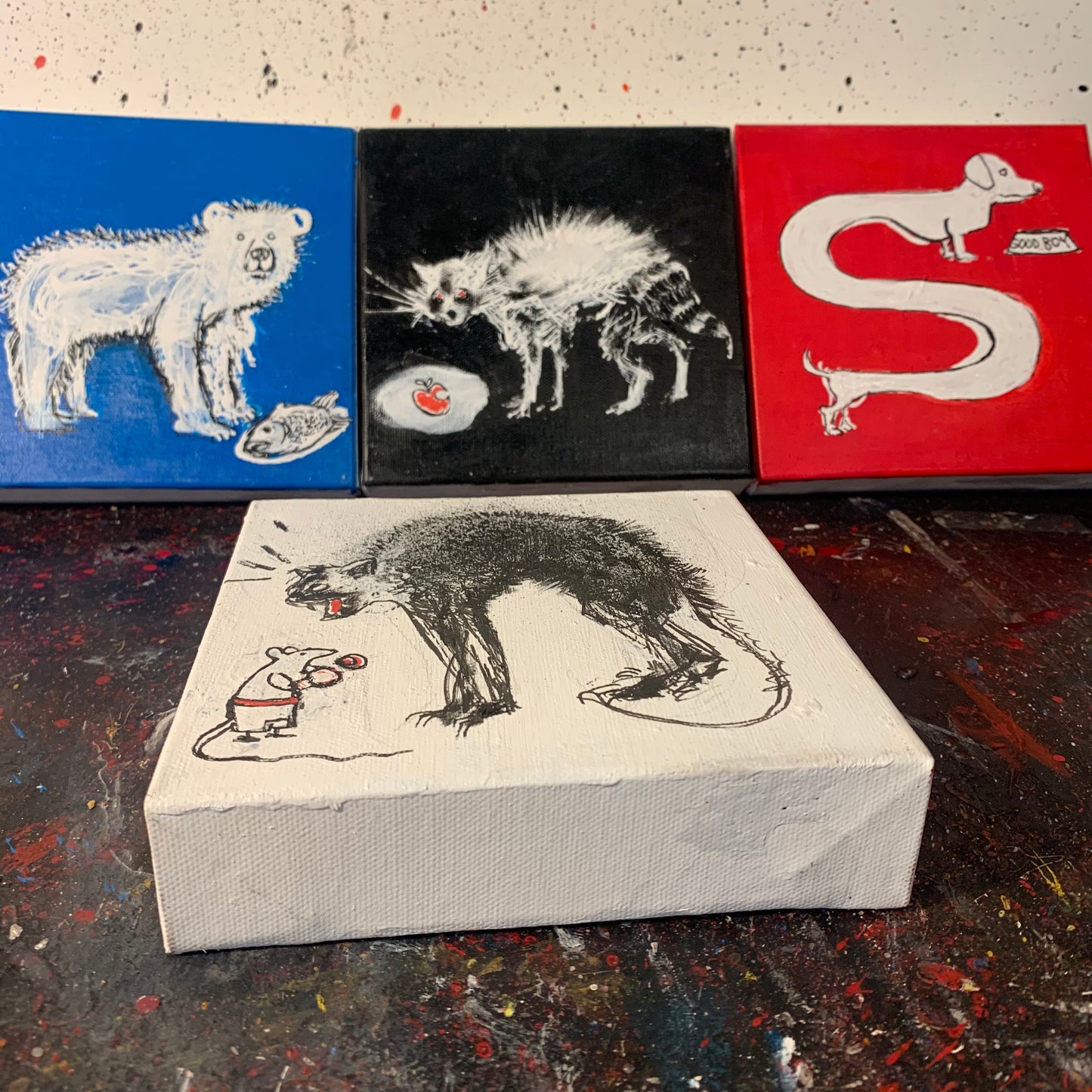 CAT & MOUSE, THICK CANVAS