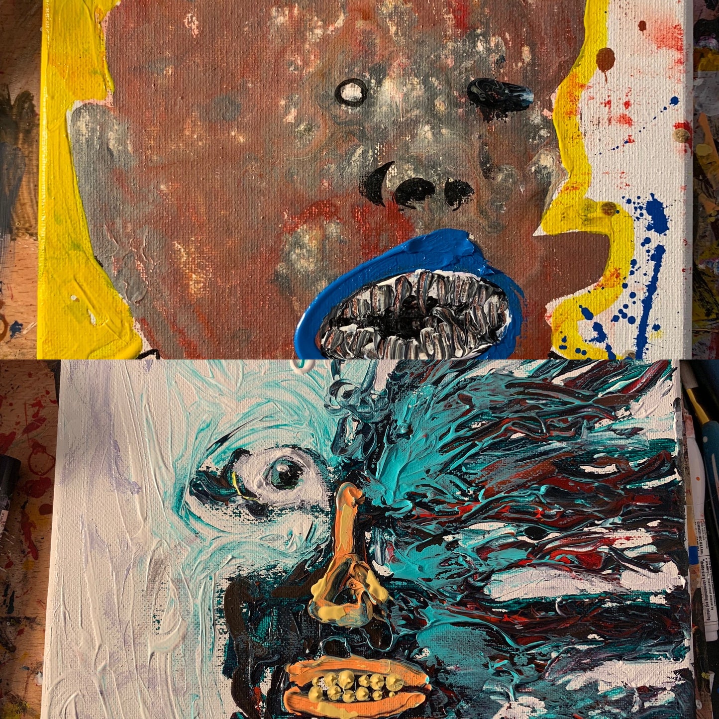 Faces print set