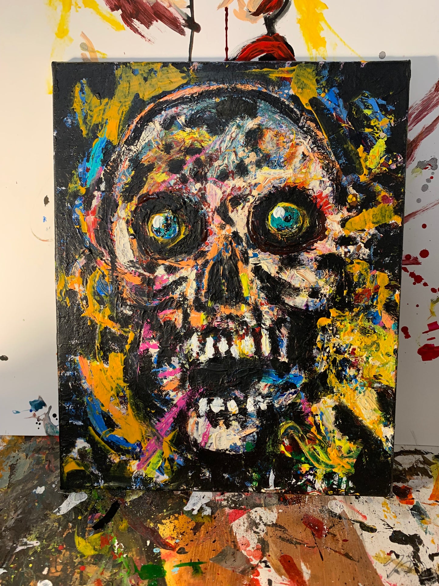 HOPEFUL SKULL 11X14
