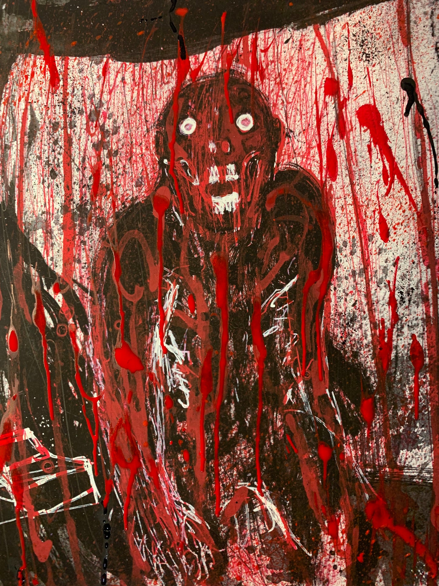 Red Room, embellished print
