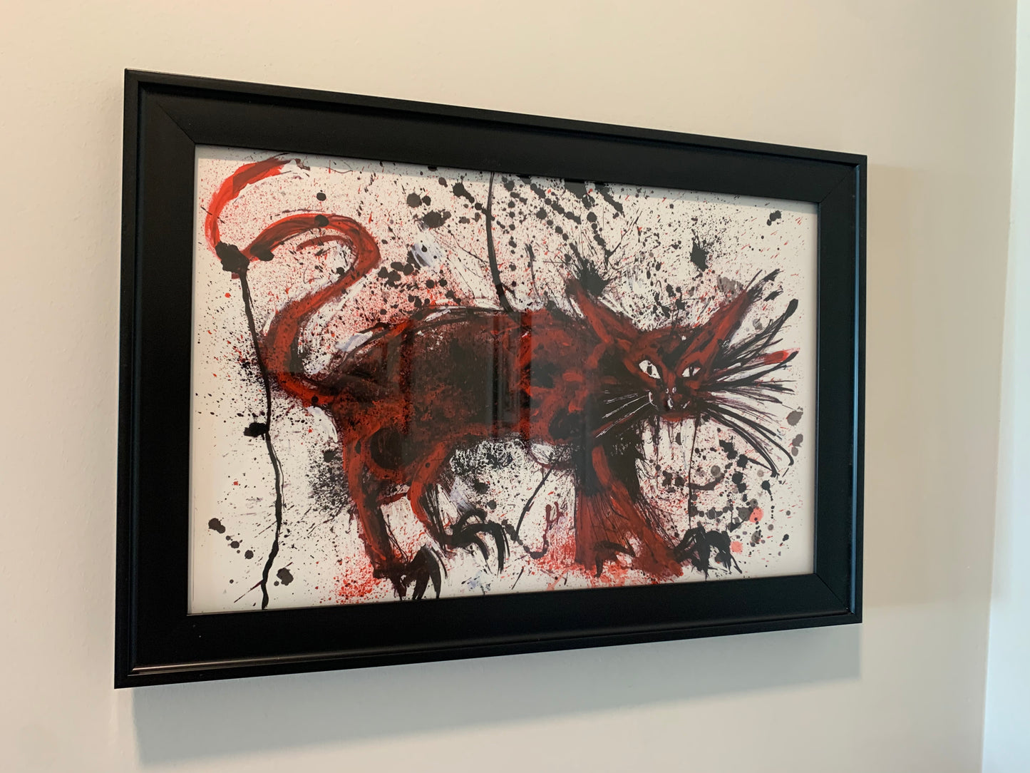 Red Cat, 17X11 Matte Art Print