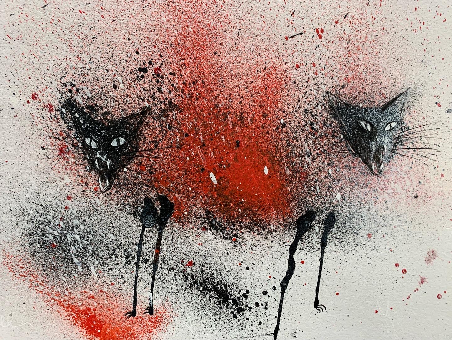 Red Cat Drawings