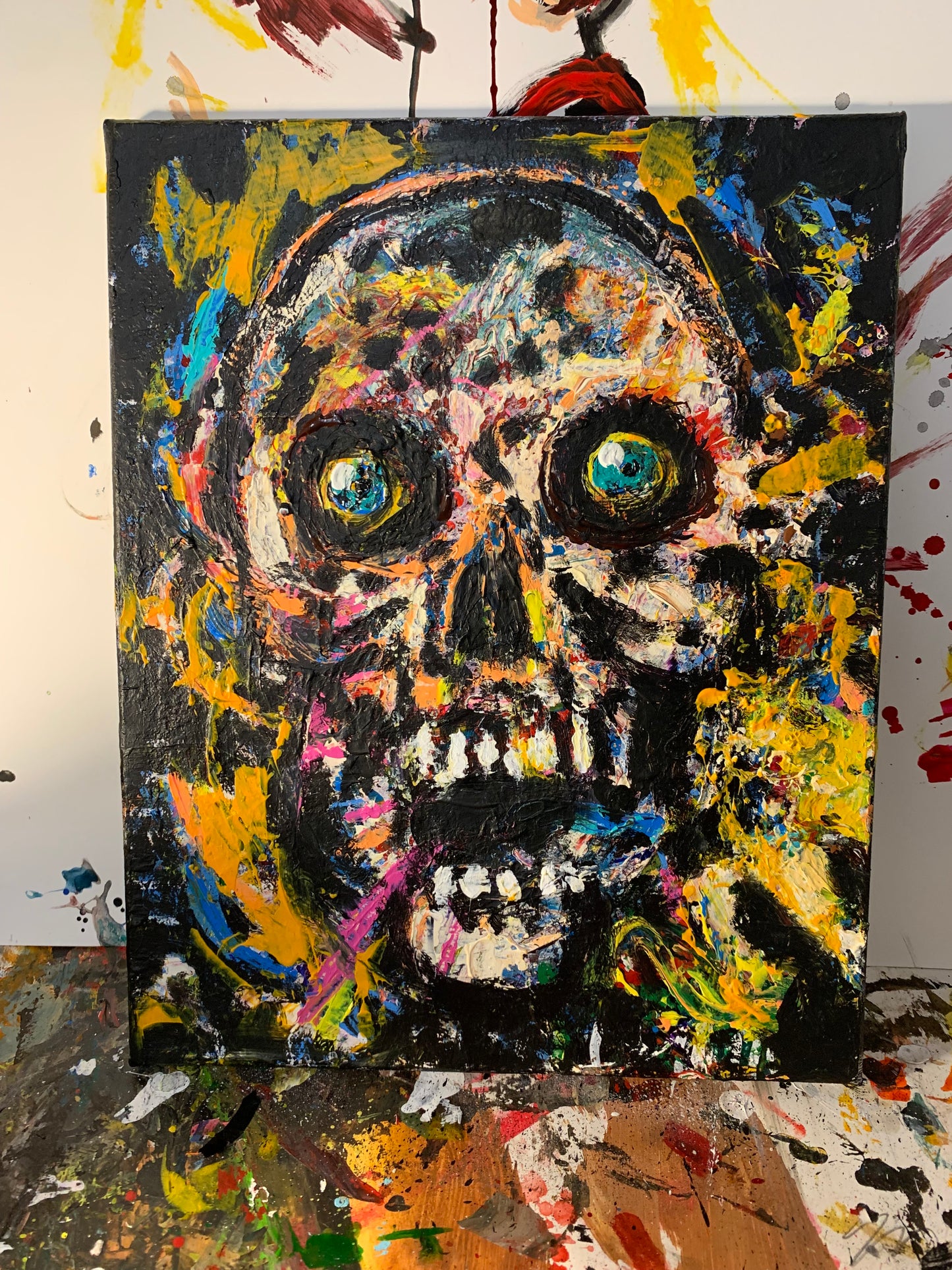 HOPEFUL SKULL 11X14