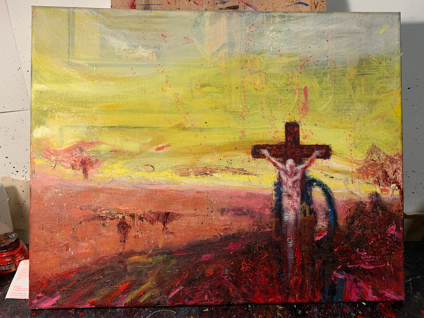 CRUXIFICTION, 18x 14