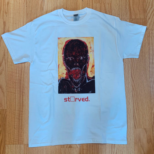 Starved Scream white Medium