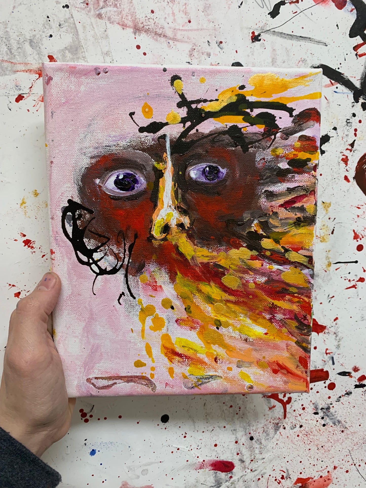 Faces print set