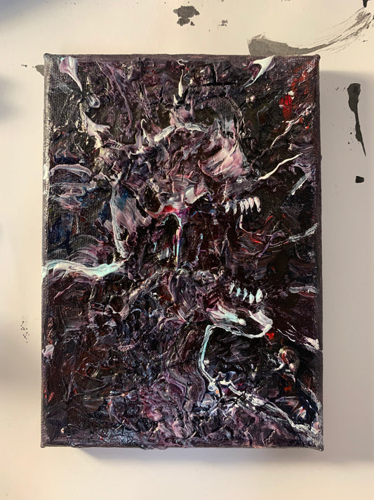 Am I human i small canvas