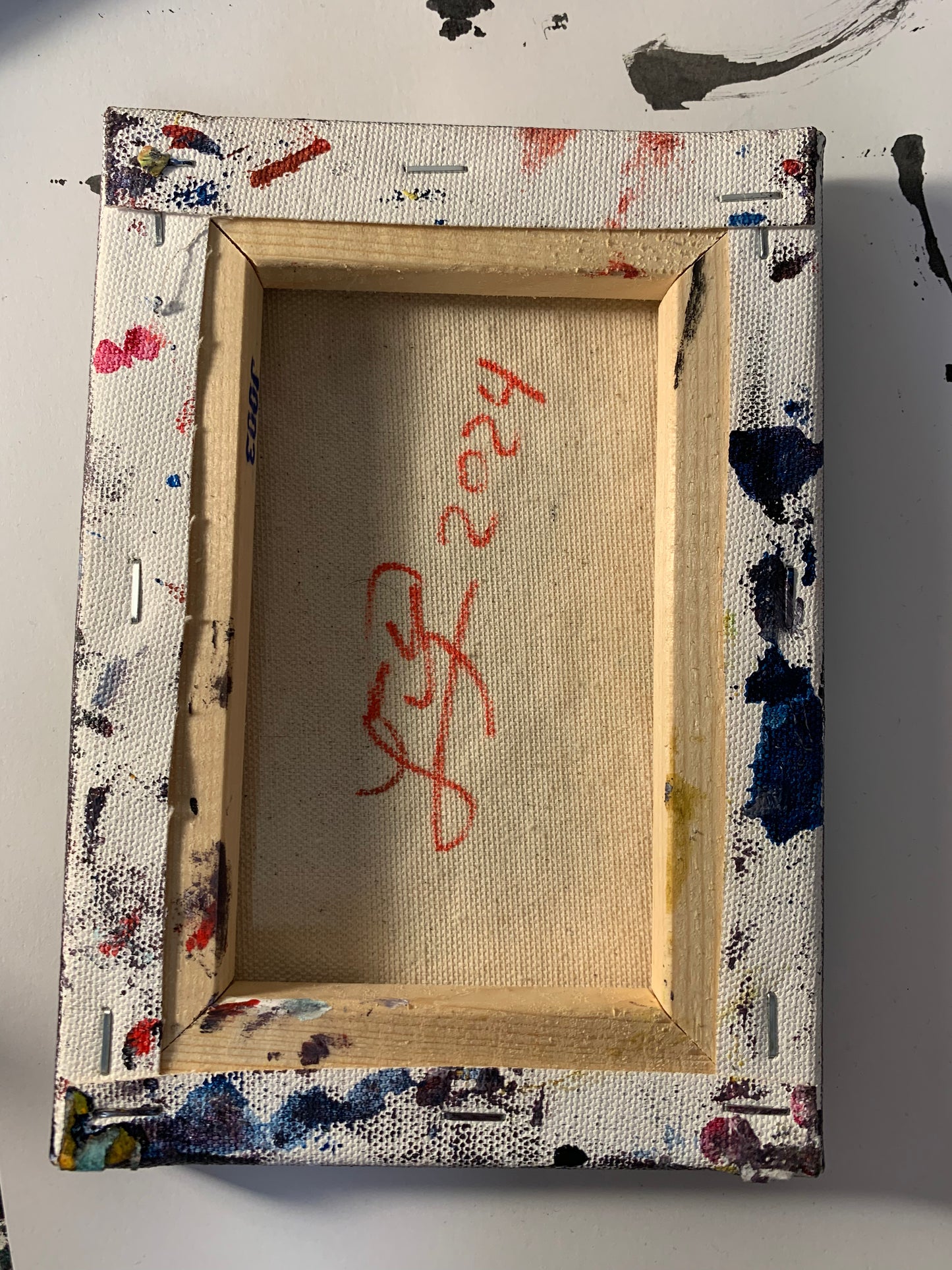 Am I human i small canvas