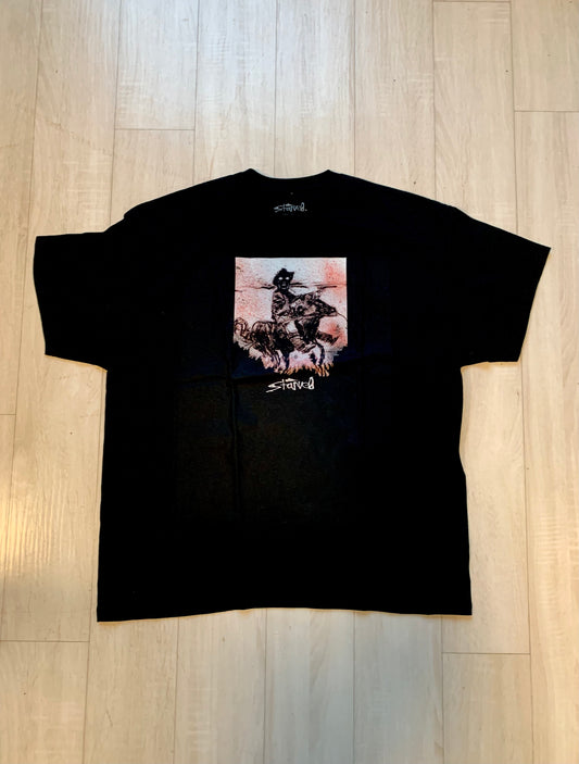 Cowboy, spray painted, XXL