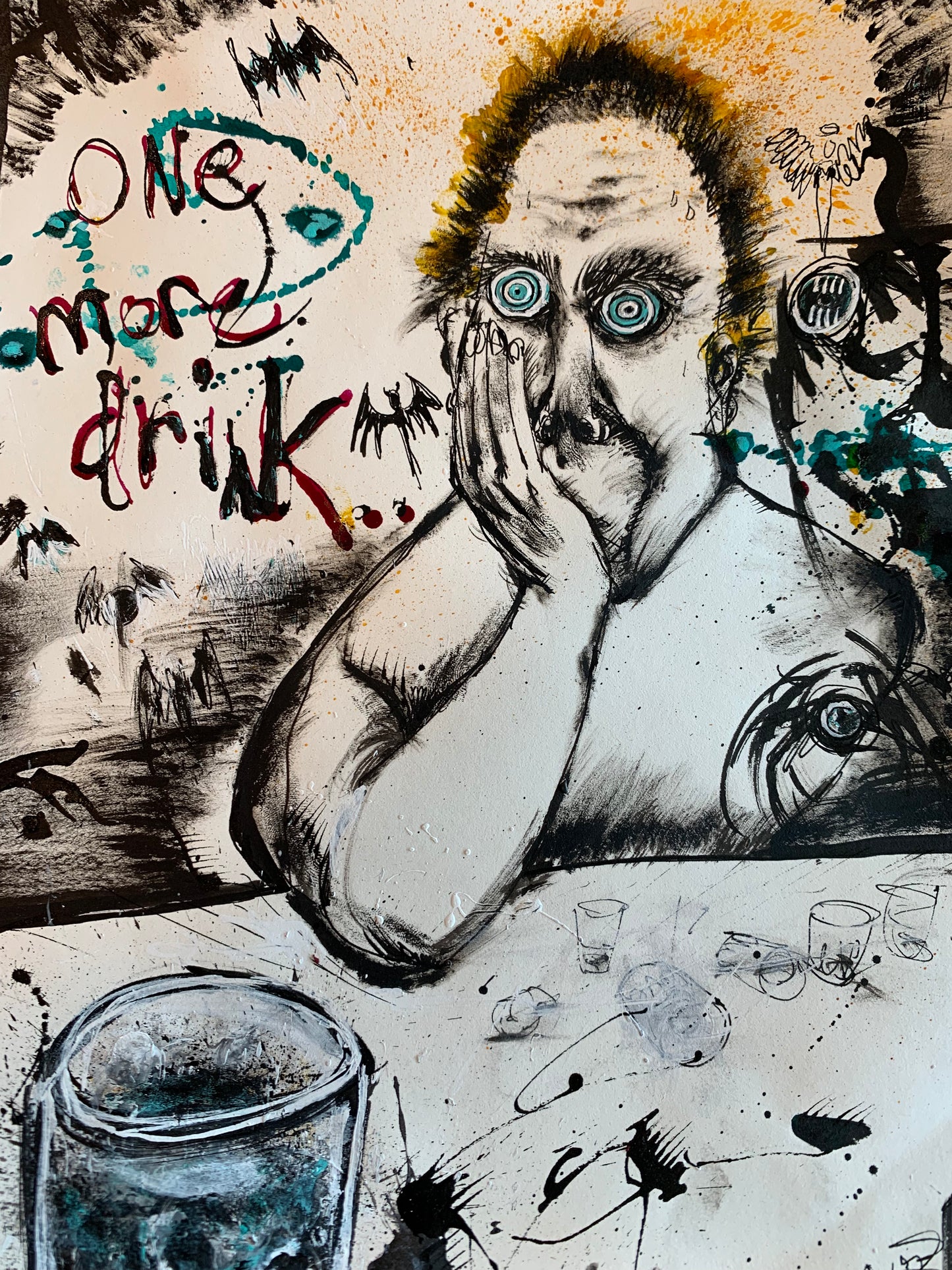 One More Drink, print