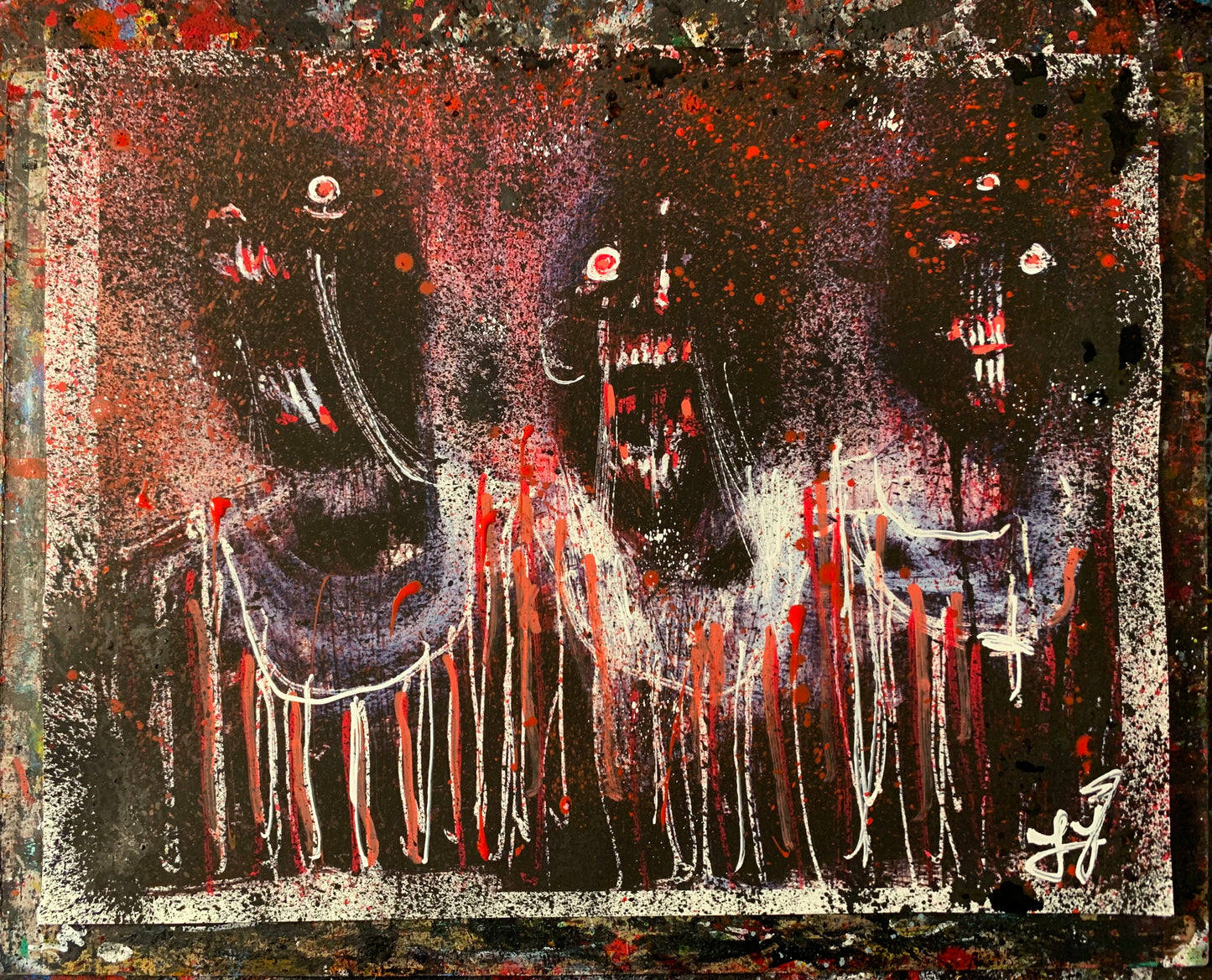 WAR I, embellished print