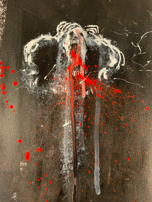 SCREAMING FIGURE STUDY