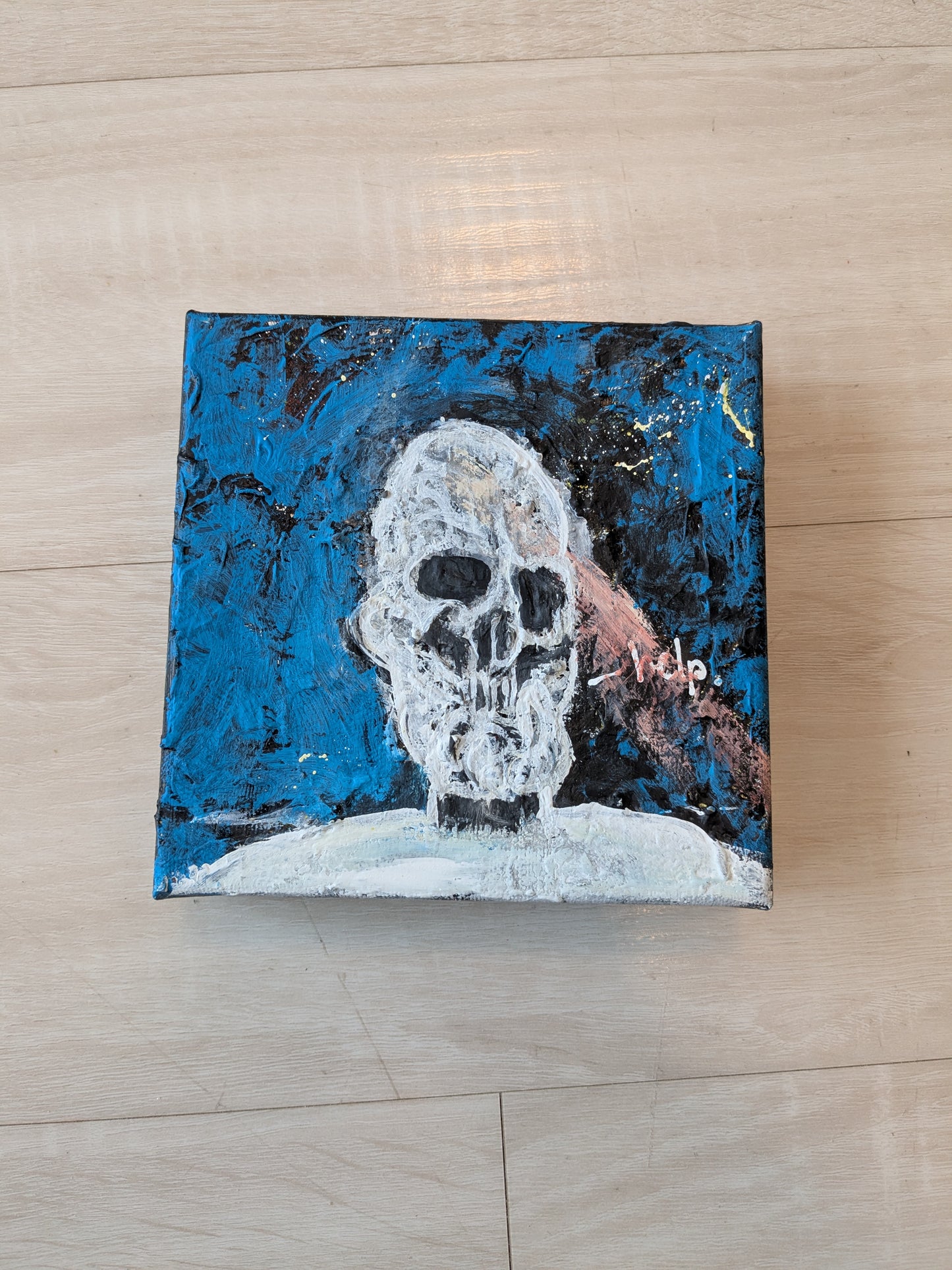 LONELY SKULL THICK CANVAS