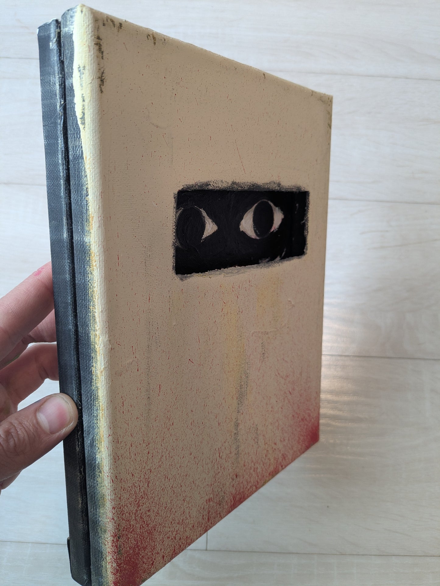 THE WITNESS, TWO CANVAS PIECE