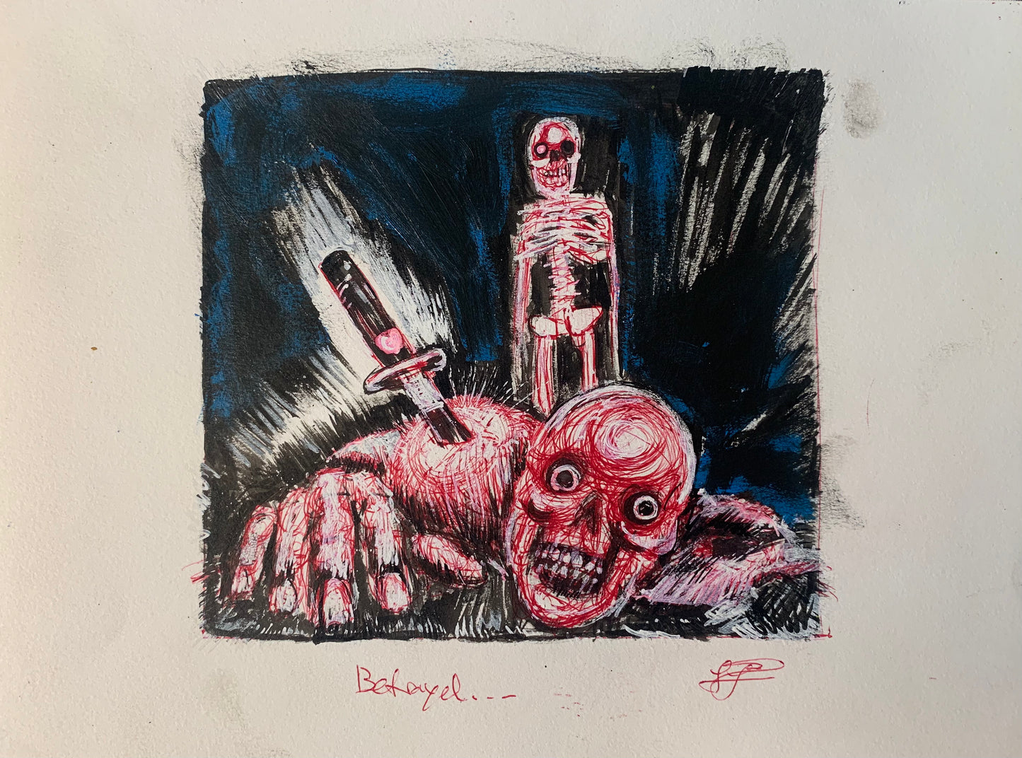 STABBED IN THE BACK