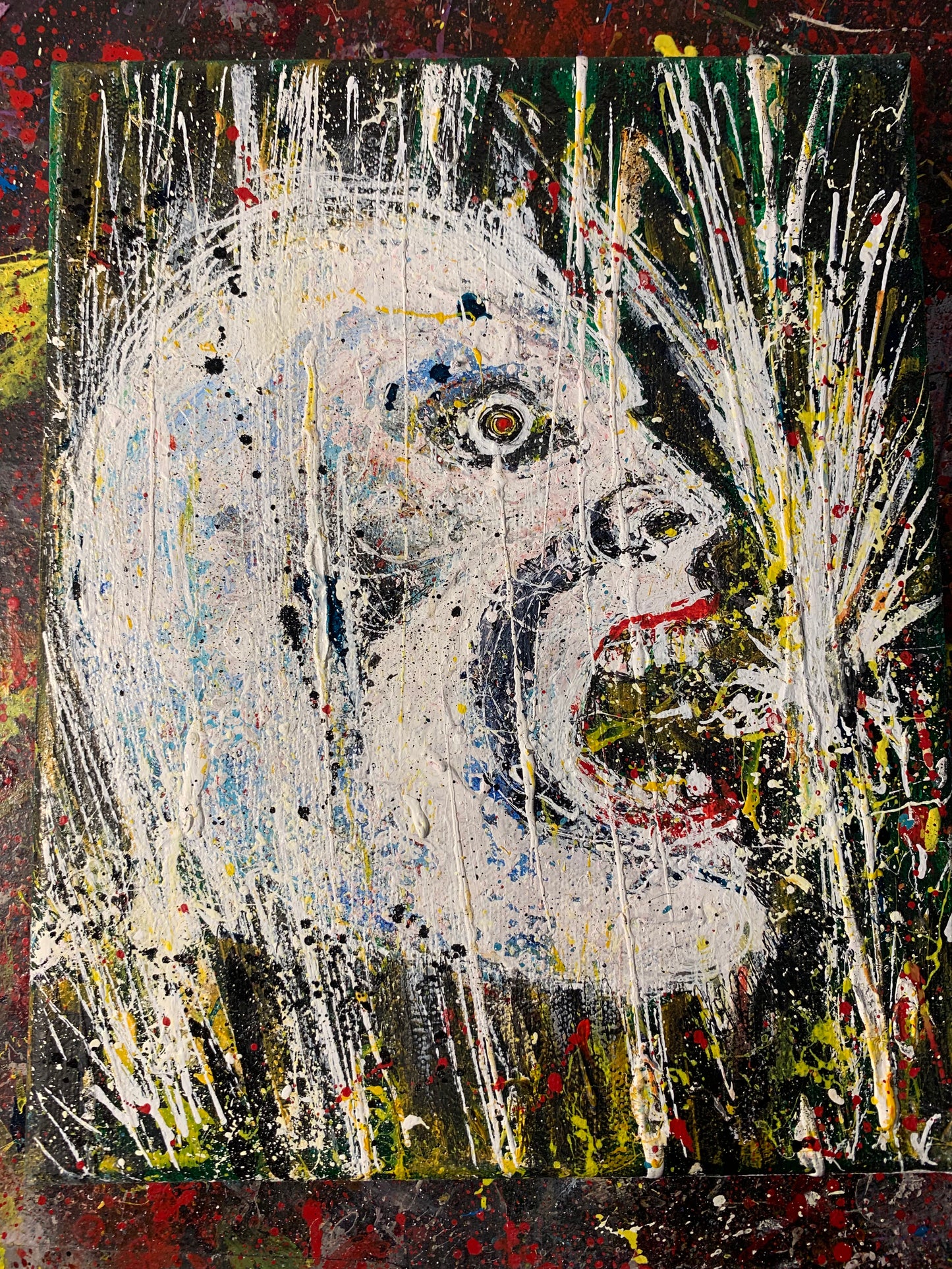 PANIC, 8X10 CANVAS