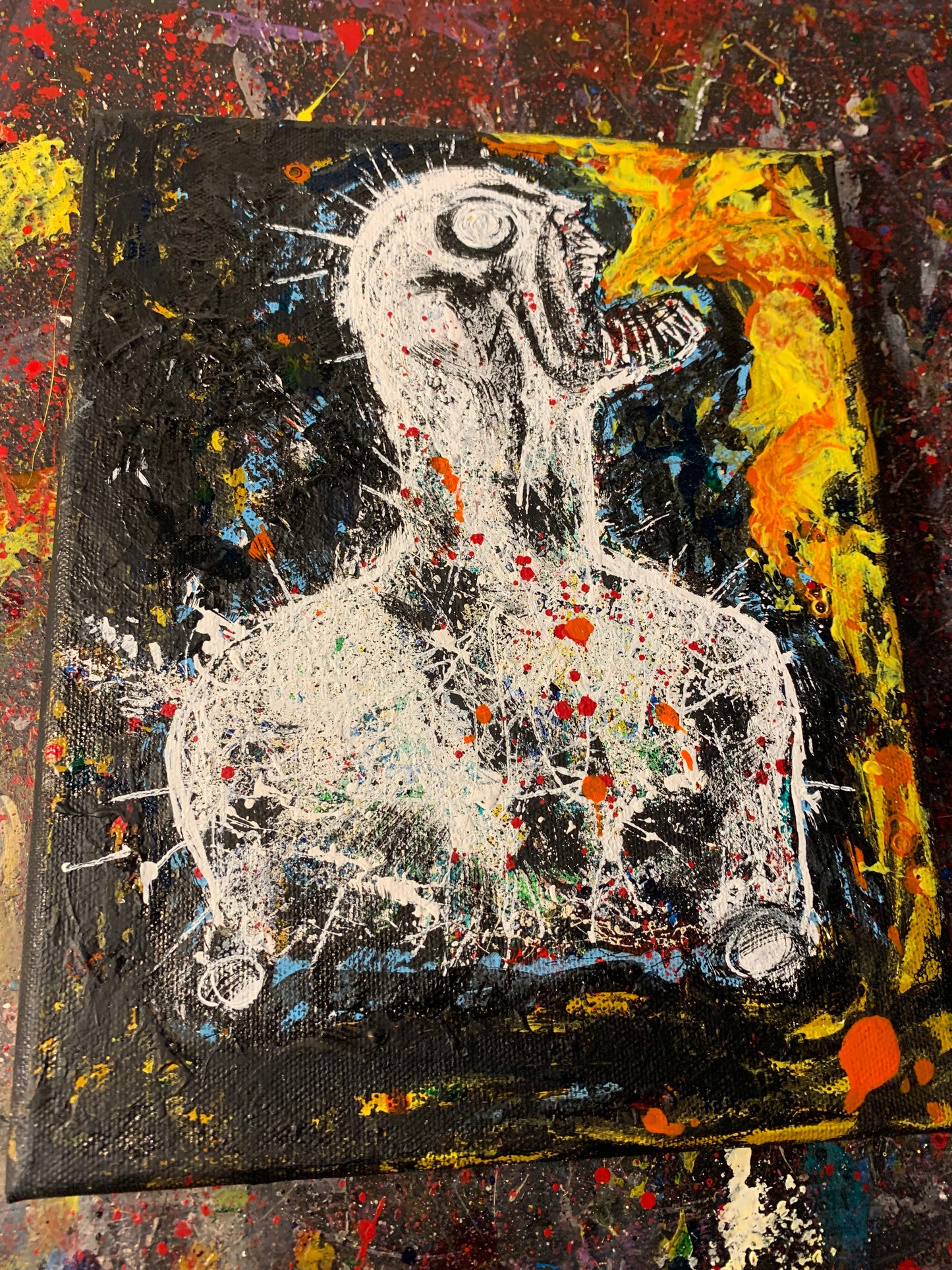 FUEGO, 8X10 CANVAS