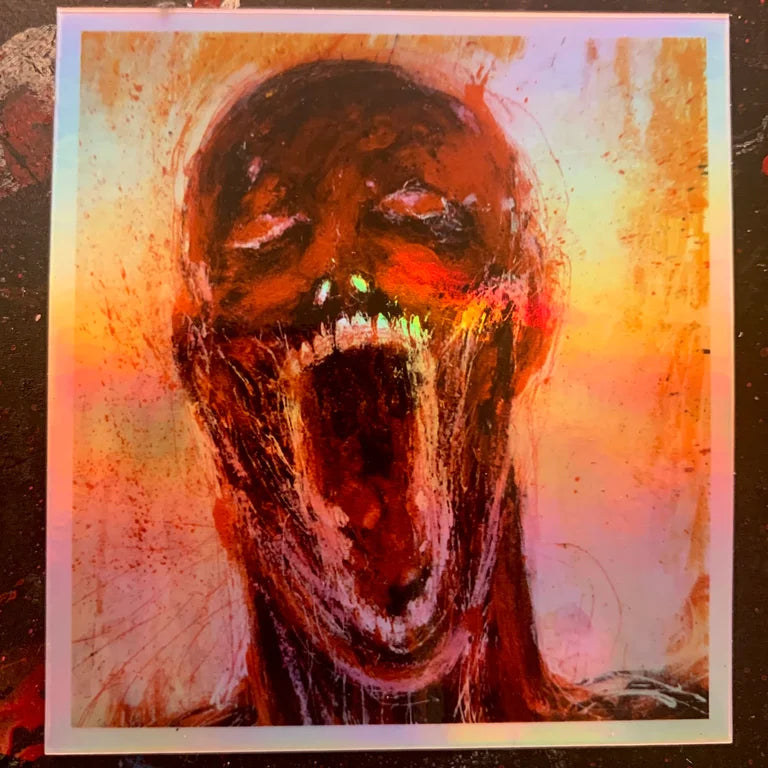 Gold, holo sticker