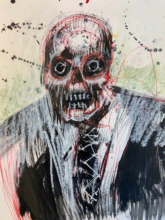 Skull Businessman