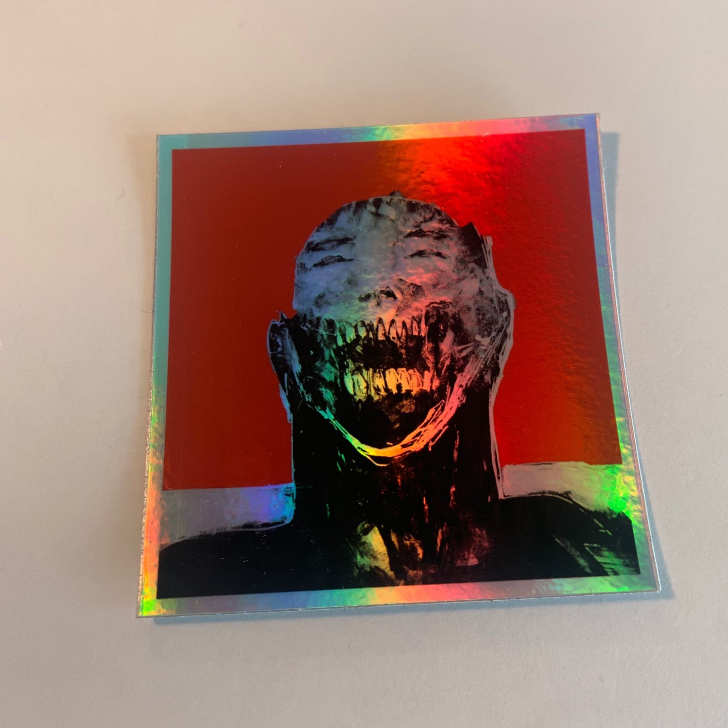 Traitor, holo sticker