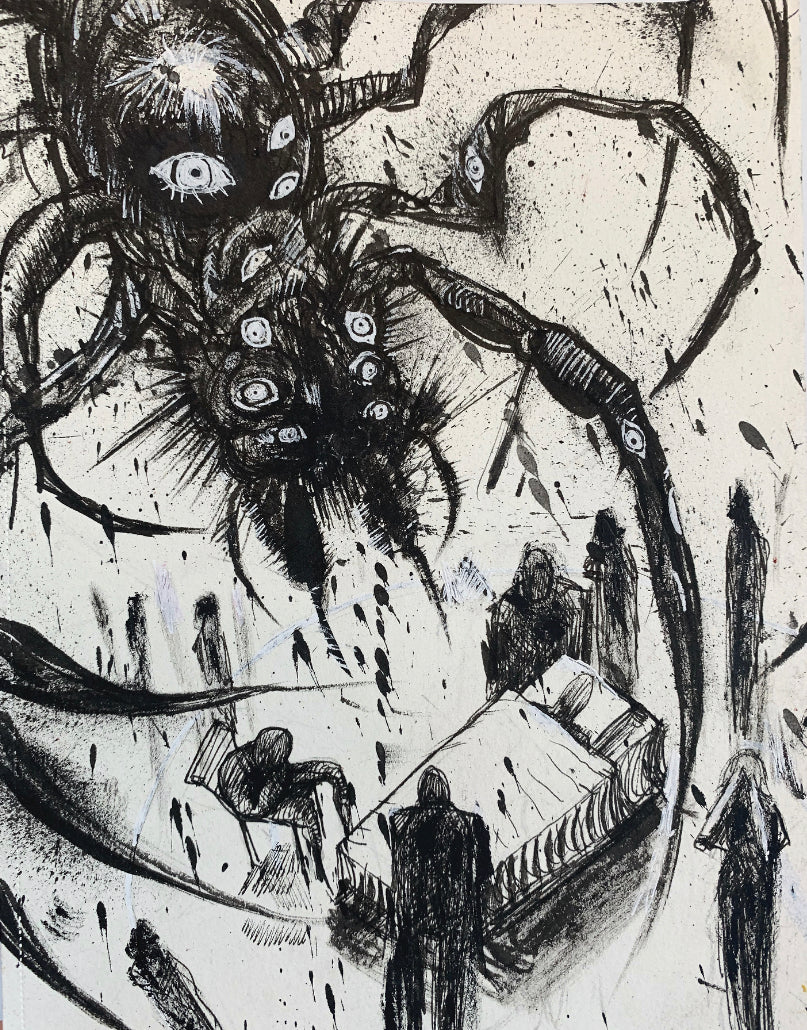 Deathbed, Print