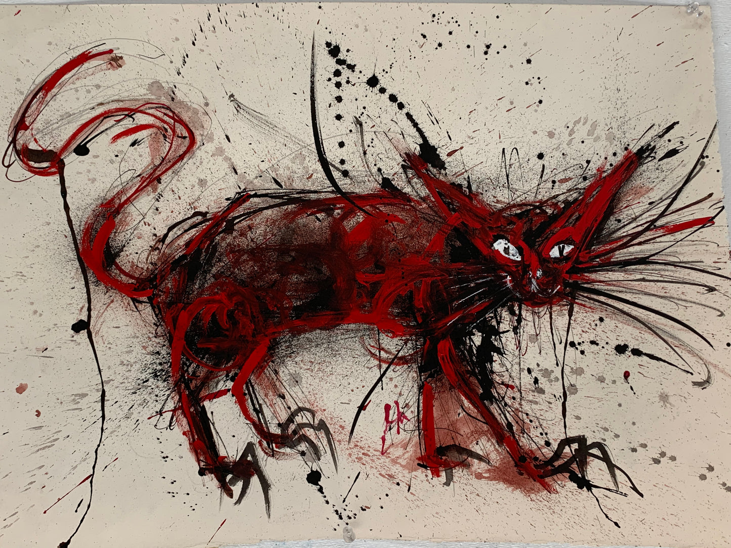 Cat, 22x15