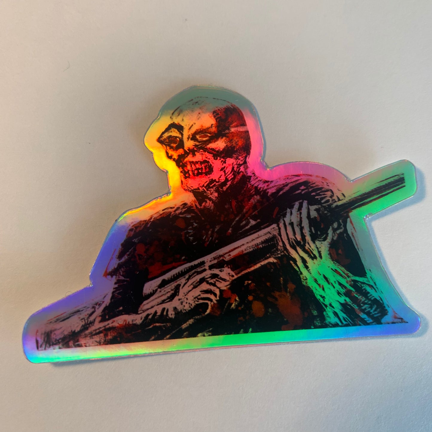 War, holo sticker