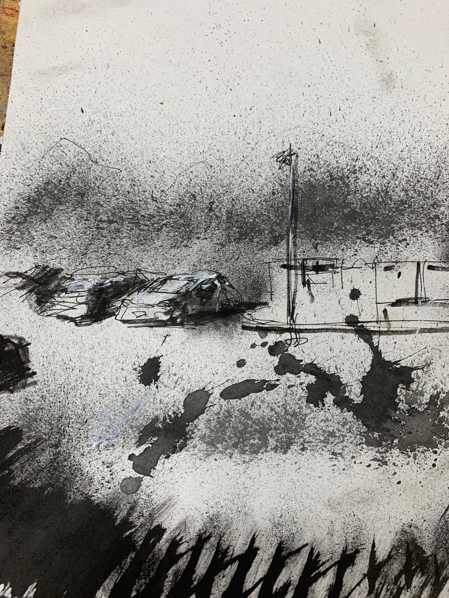 Landscape parking view