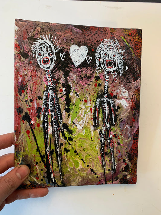 LOVERS ii, canvas panel