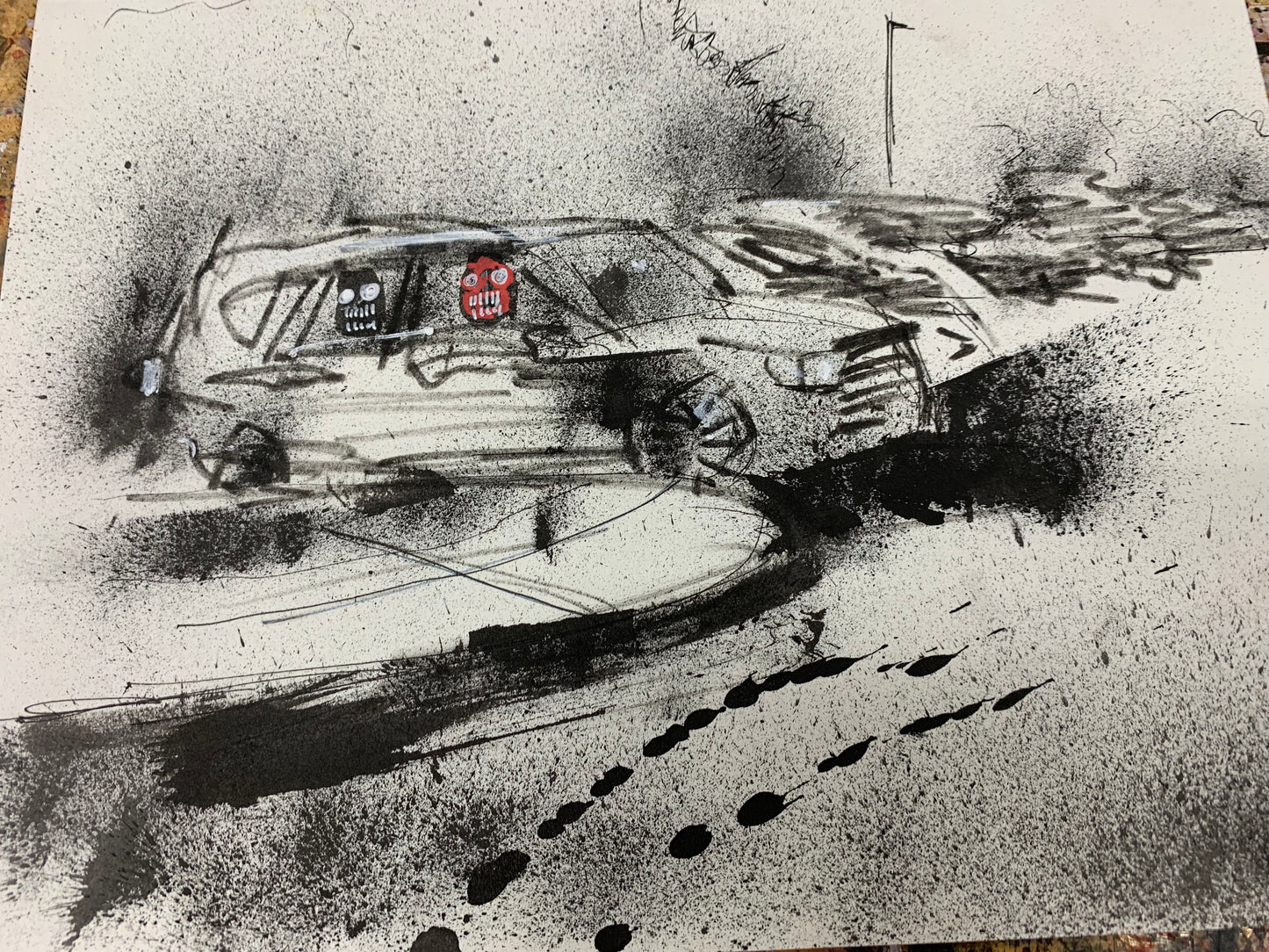 Parking lot landscape