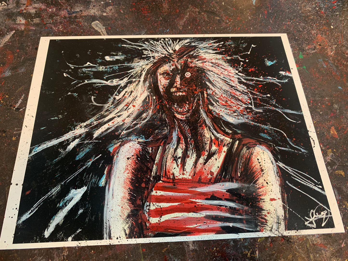 Nothing Matters, embellished print