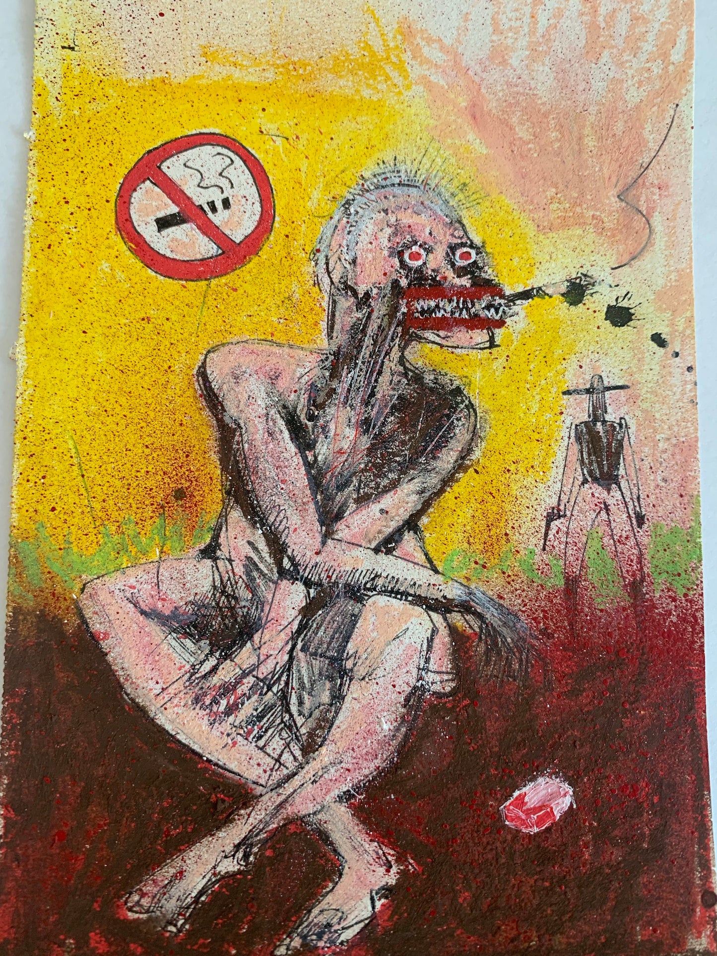 No smoking, Print