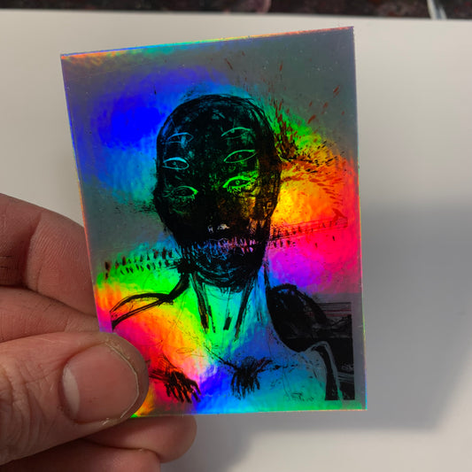Breakdown holo sticker