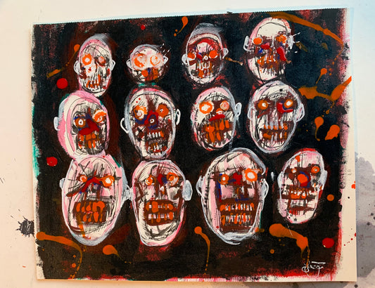 Expressive skulls 13