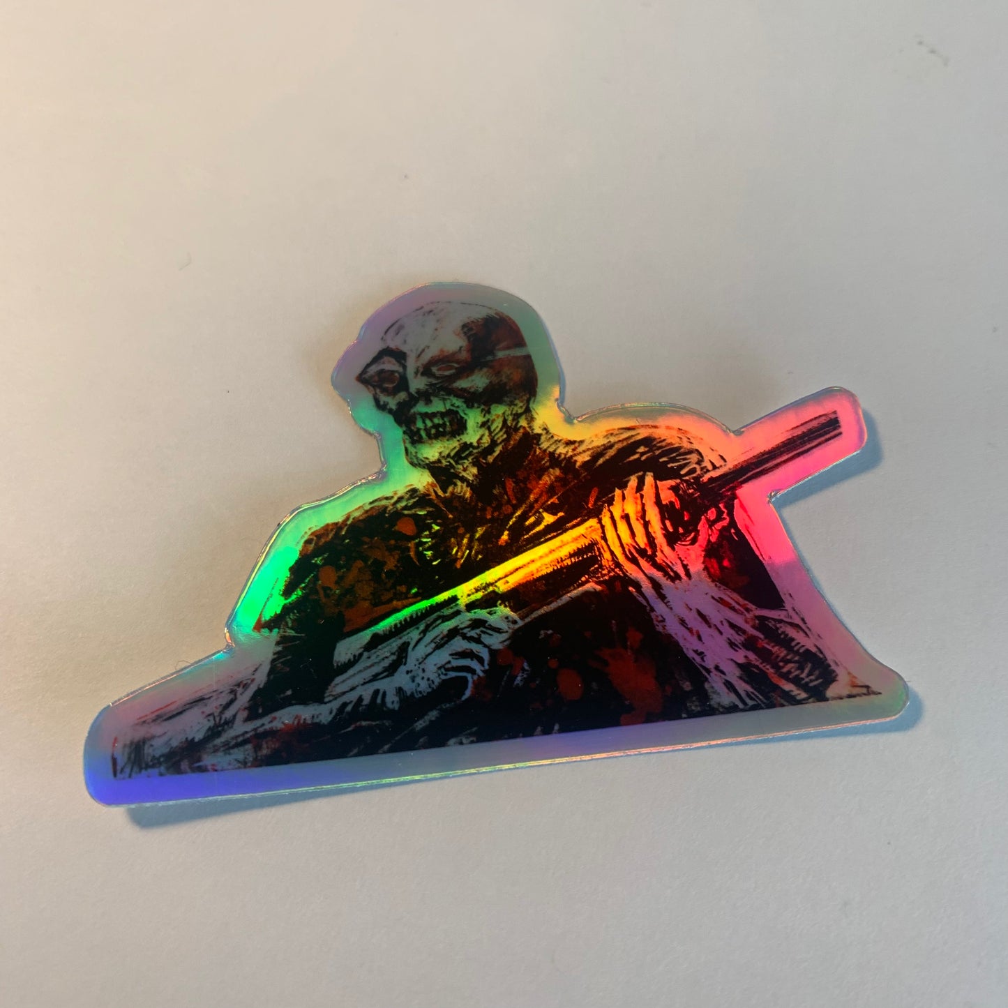 War, holo sticker