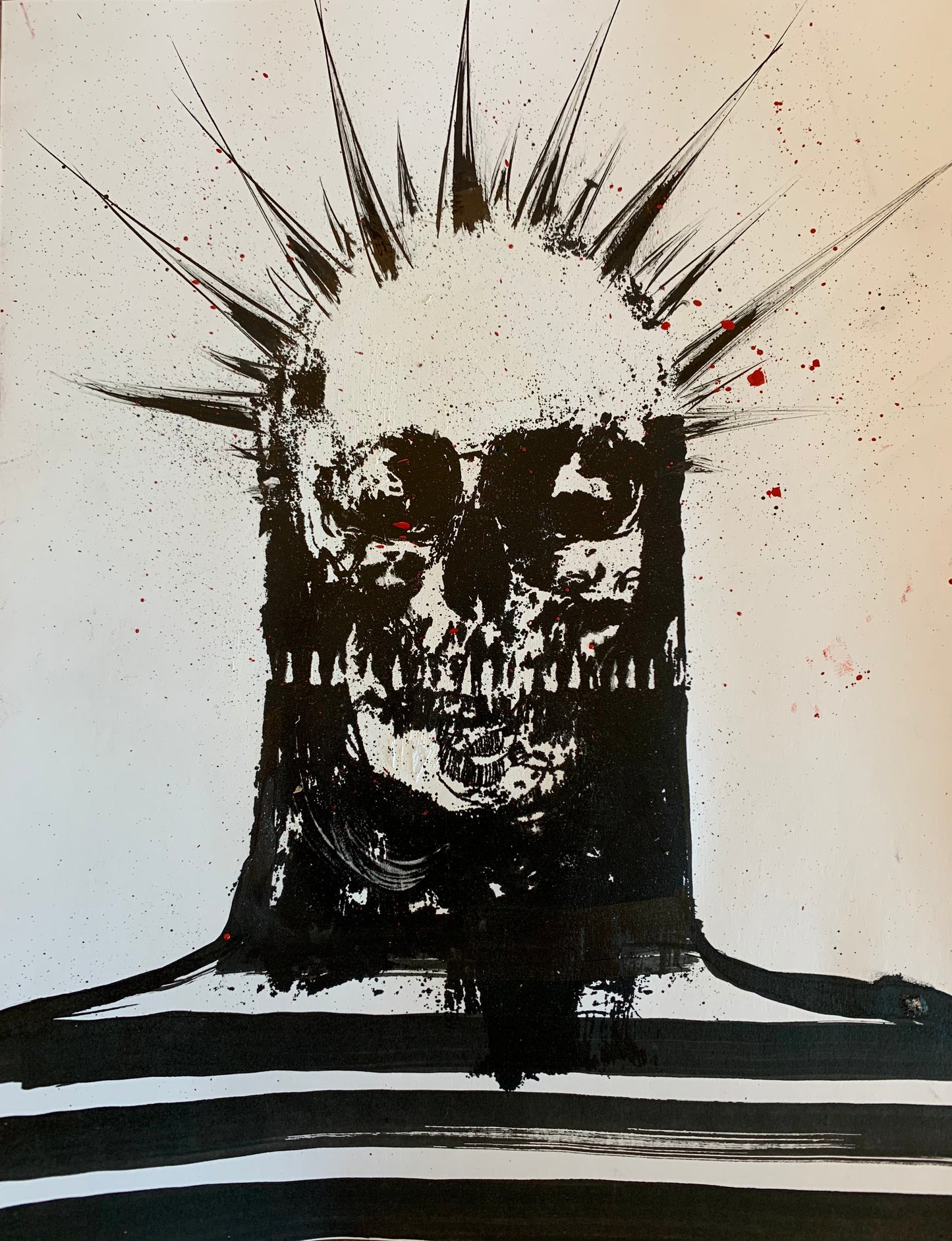 Embellished screen prints 1/1