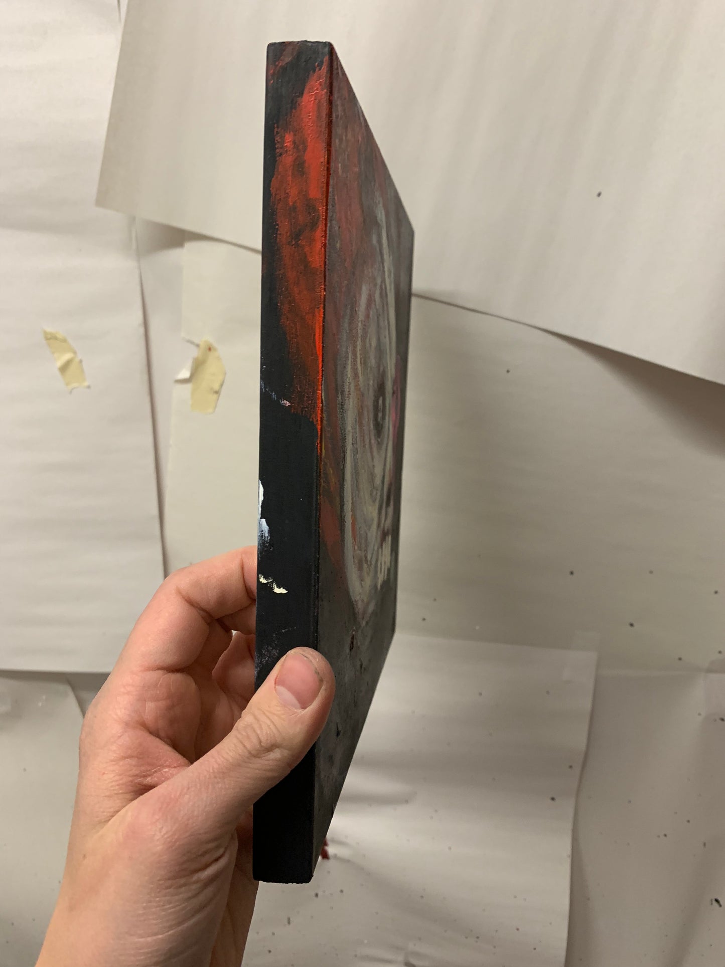 METEOR, wood panel