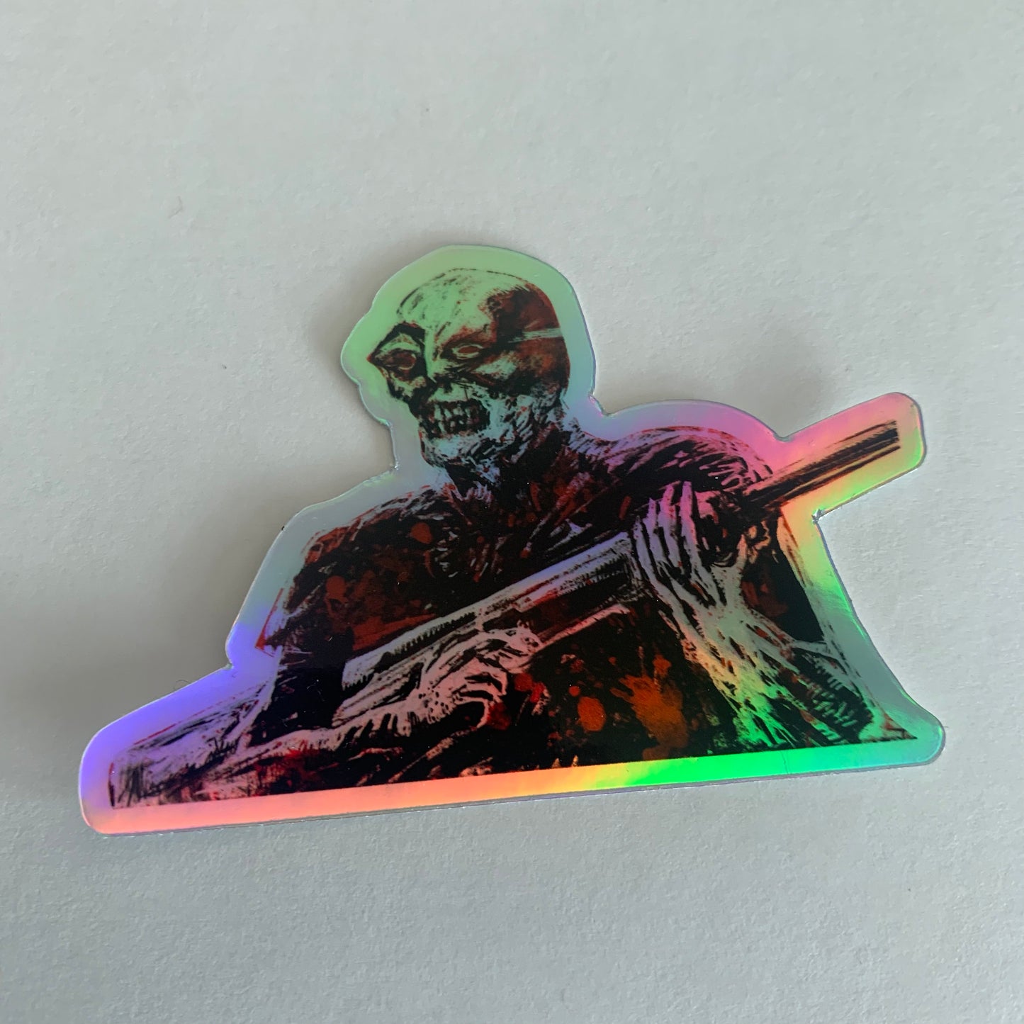 War, holo sticker
