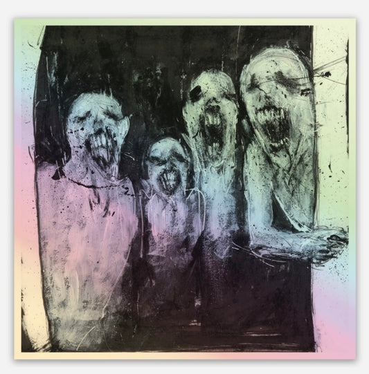 Visitors, holo sticker