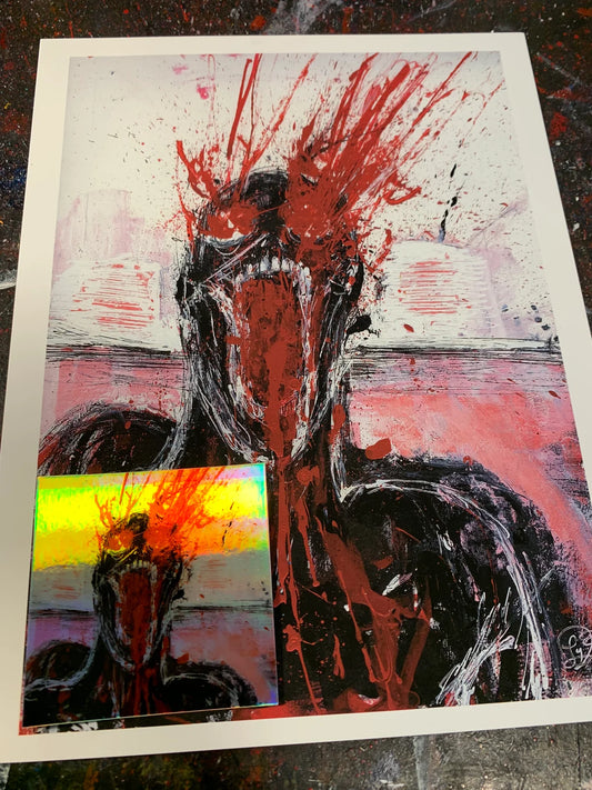 Shout, print and sticker