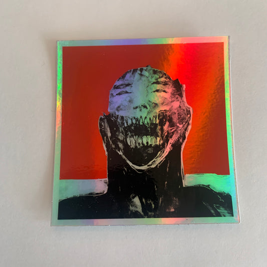 Traitor, holo sticker