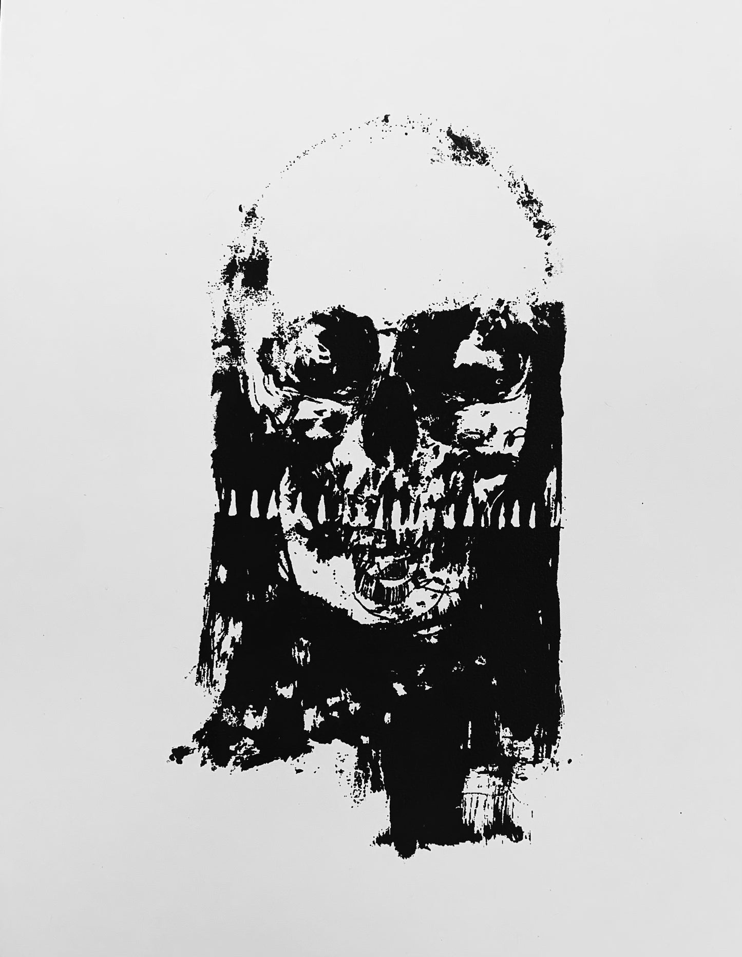 Mono screenprint (Red/Black)