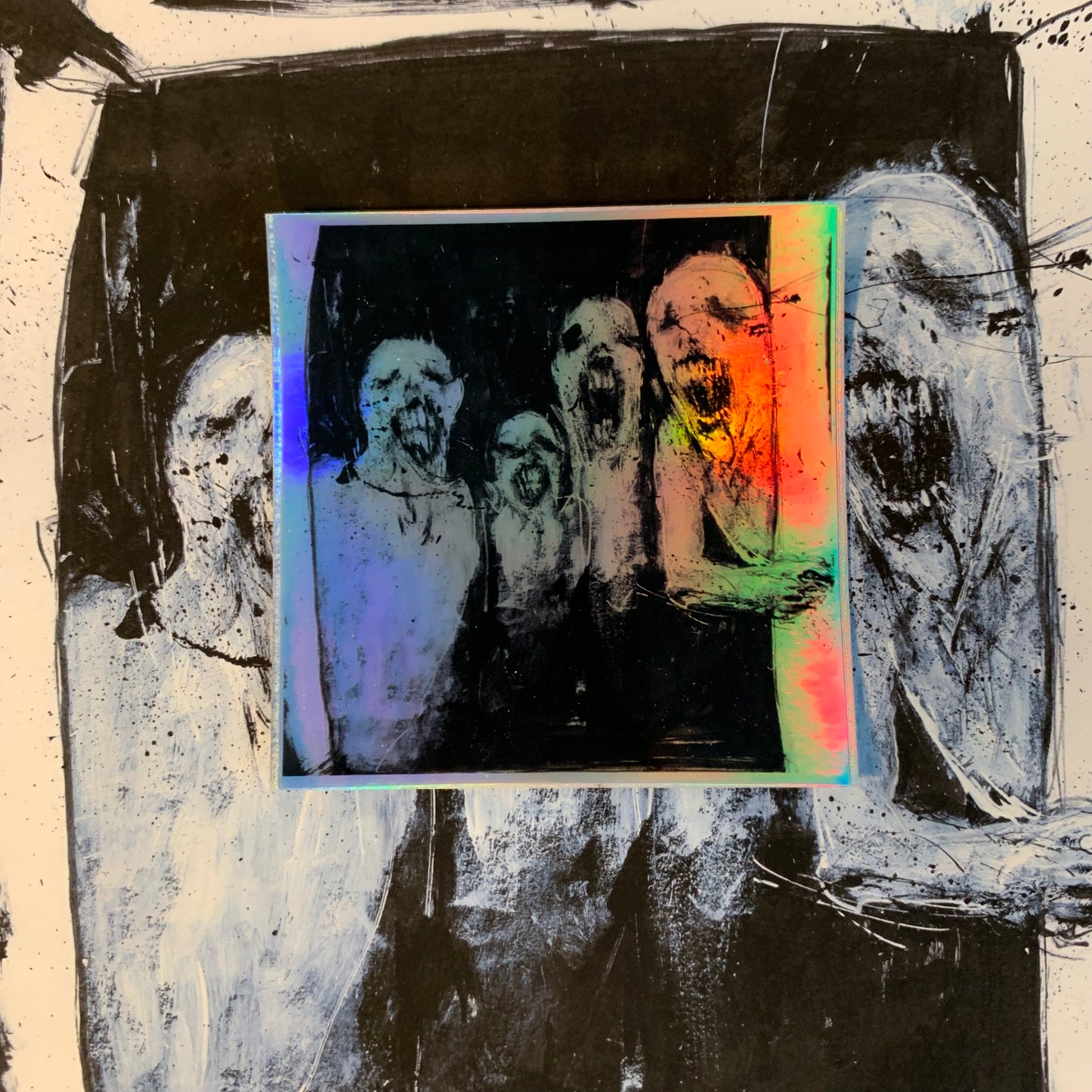 Visitors, print and sticker
