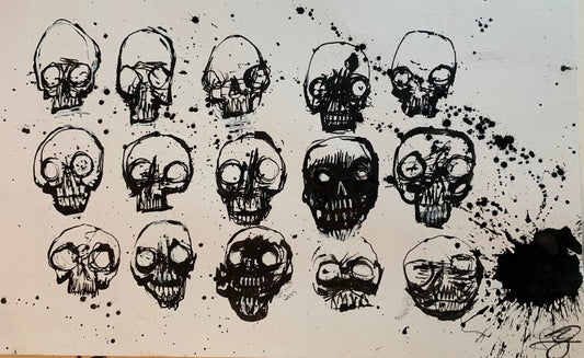 Expressive skulls 11