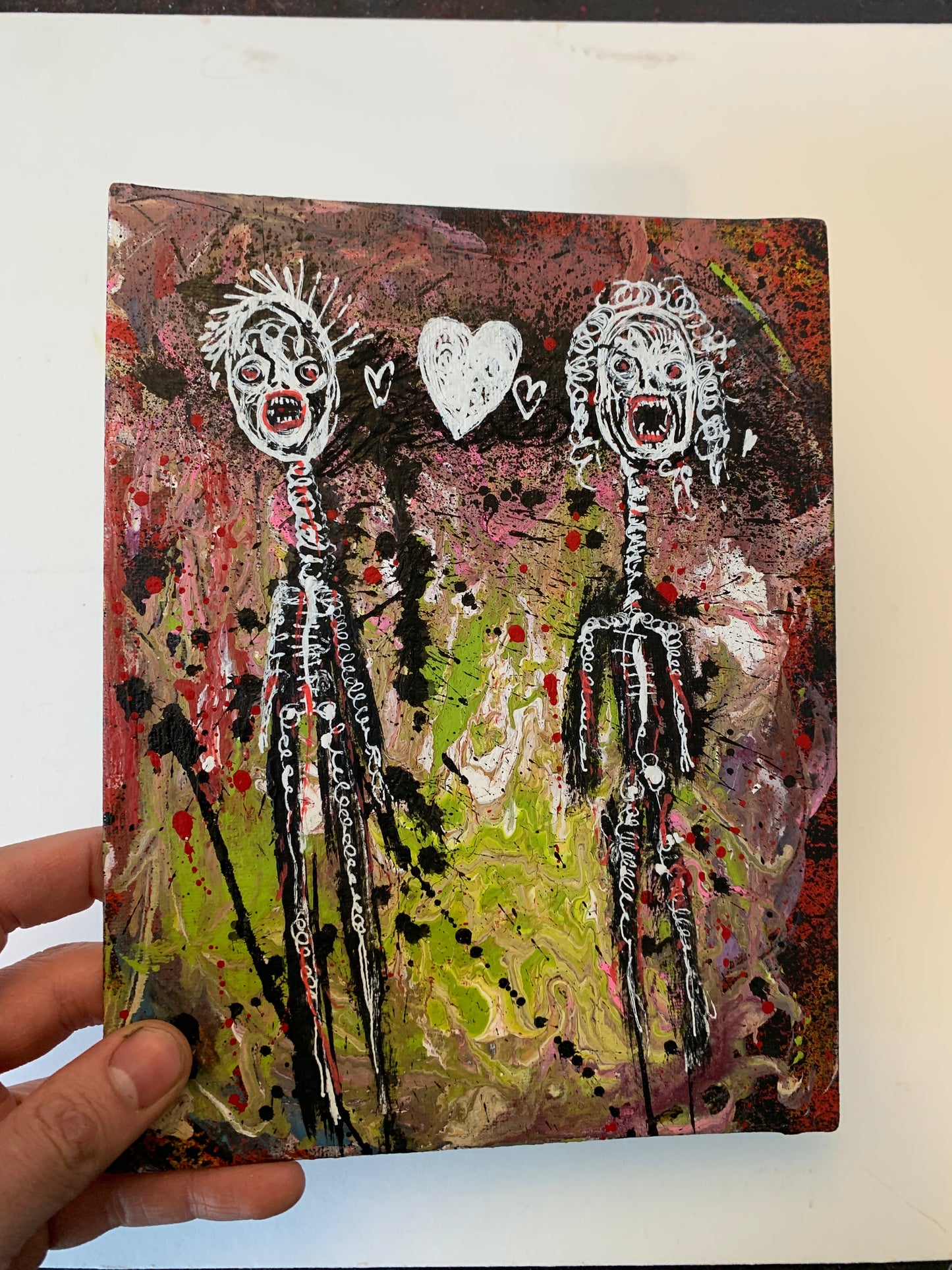 LOVERS ii, canvas panel