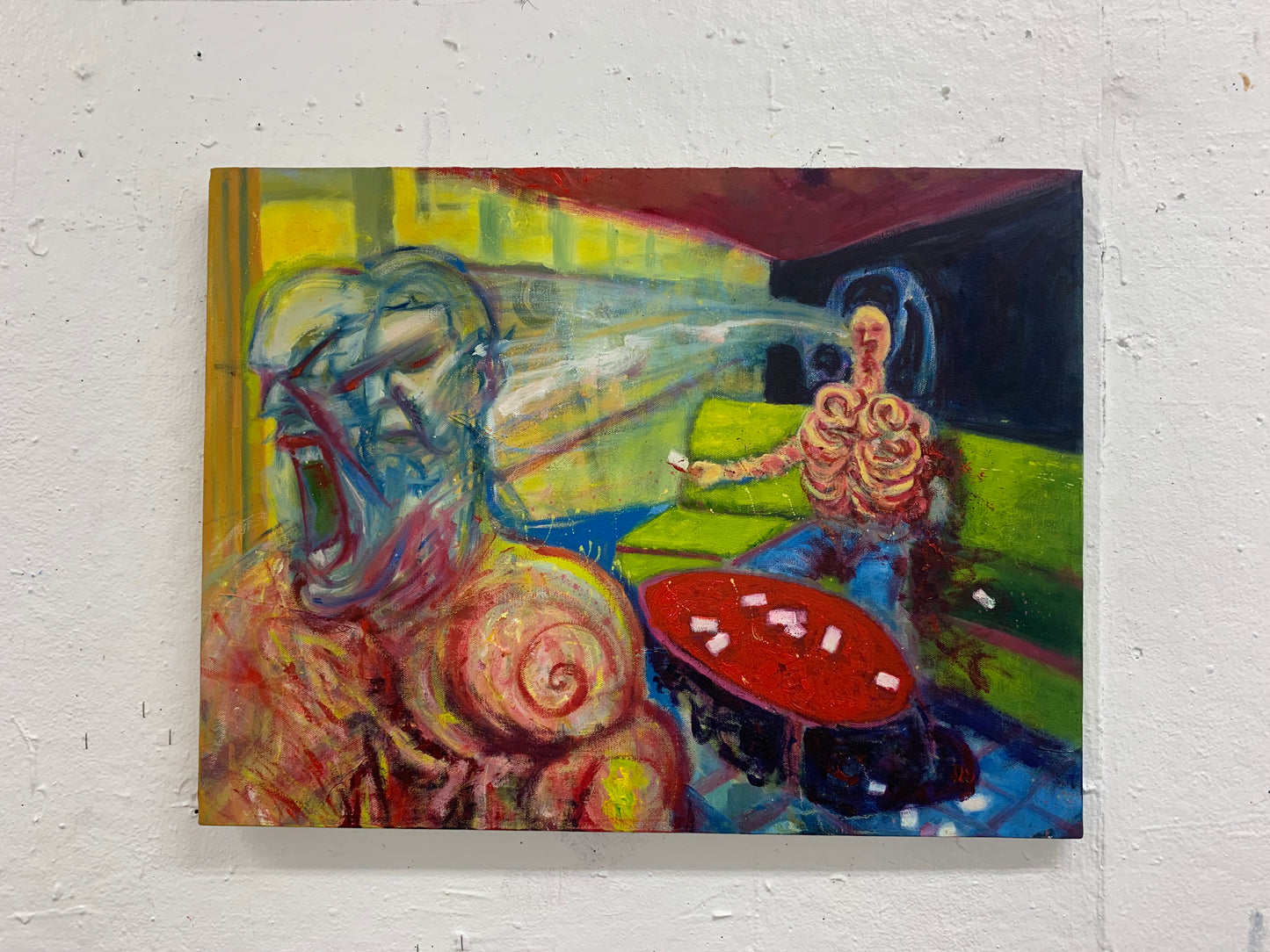 Argument, oil painting 24x18