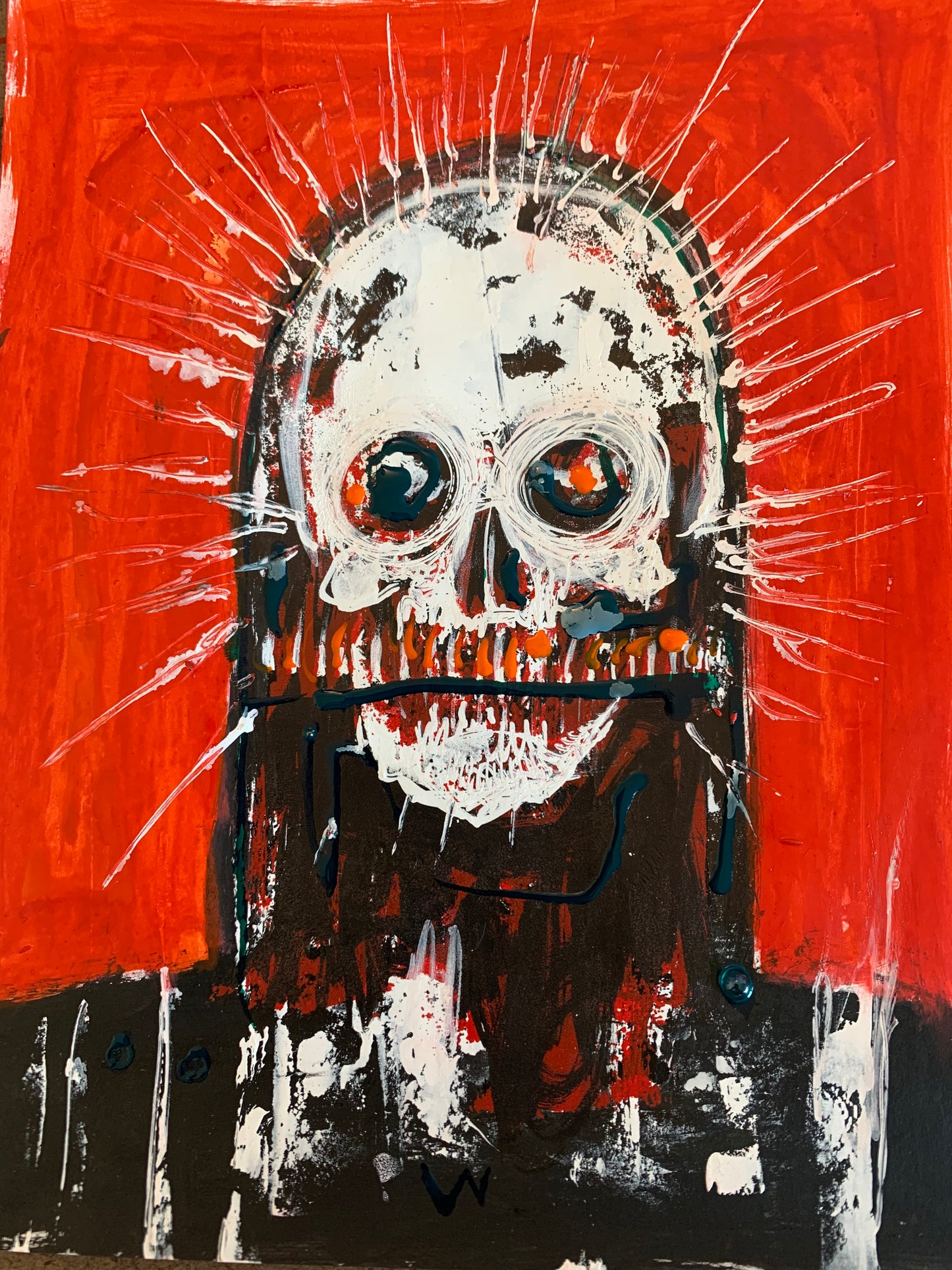 Embellished screen prints 1/1