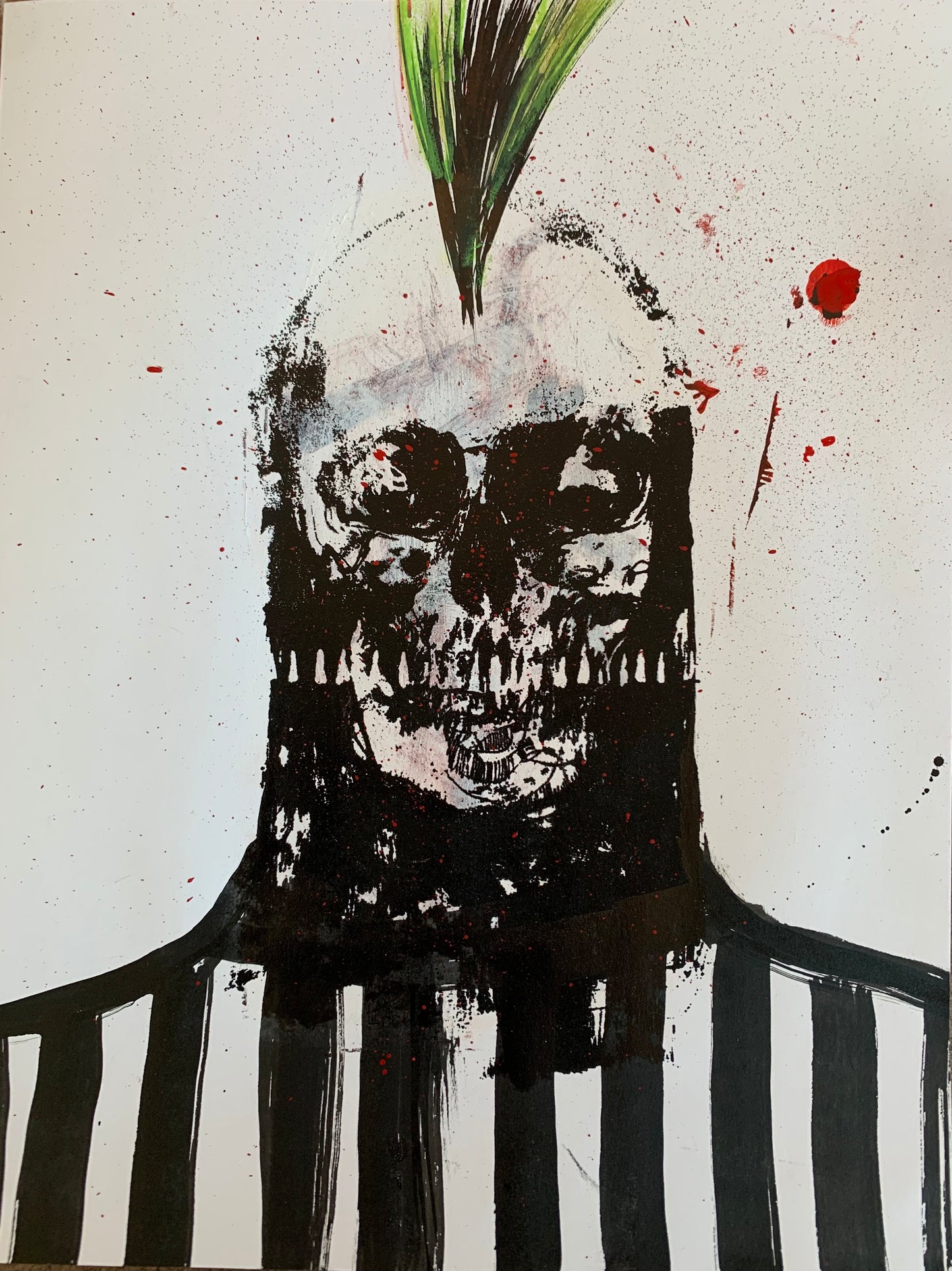 Embellished screen prints 1/1